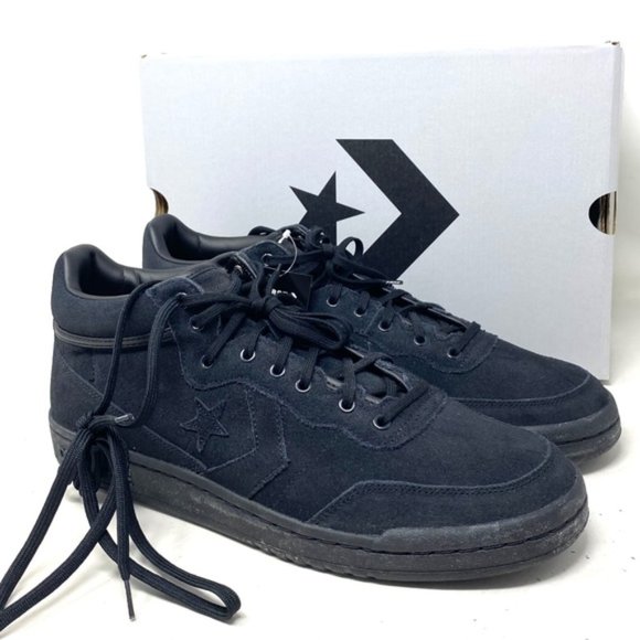 Converse CONS Fastbreak Pro Suede Shoes Sneakers Black Mid Casual Men's 168645C - Picture 2 of 8